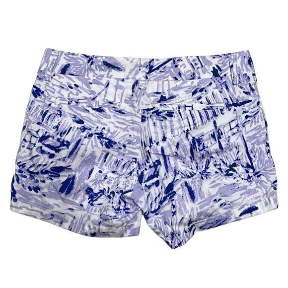 Lilly Pulitzer Lilac Rock The Dock The Callahan Shorts Size 2 - Picture 4 of 7